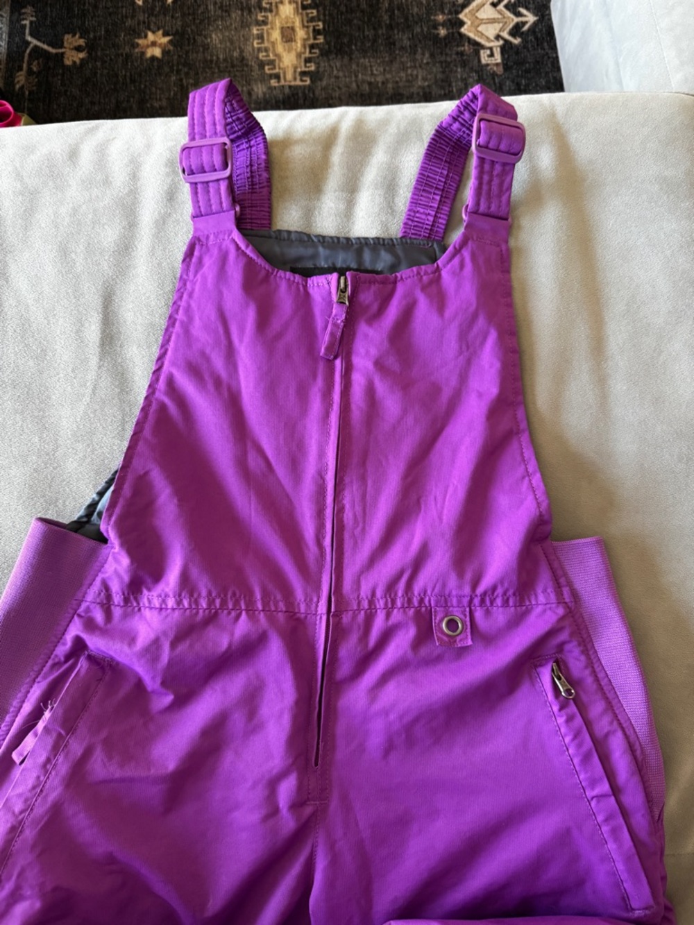 Arctix Women's Purple Insulated Bib Snow Overalls ( M) - Picture 9 of 15